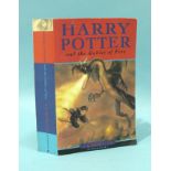 Rowling (J K), Harry Potter and the Goblet of Fire, 2nd edn, misprinted: missing pp 545-592, 593-636