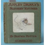 Potter (Beatrix) Appley Dappley's Nursery Rhymes, 1st edn in original small format, inscription to