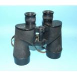 A pair of 7 x 50 binoculars by Optical & Film Supply Co. NY USA, optics useable.