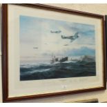 After Robert Taylor 'Return of The Few', a limited edition coloured print signed by the artist,