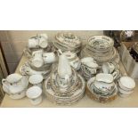 Approximately sixty-five pieces of Duchess 'Indian Tree' decorated tea and dinnerware and other
