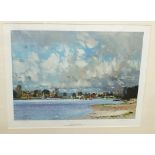 After Robert King RI, RSMA, 'Beaulieu from The River', an artist's proof coloured print, signed