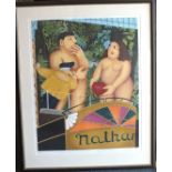 •After Beryl Cook (1926-2008), "Nathan's", a coloured print, artist's proof, 3/60, signed and titled