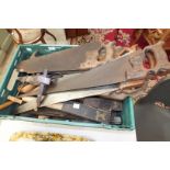 A collection of wooden moulding planes, other wooden planes. various shipwrights hand tools, etc.