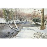 Rosalind Pierson, three contemporary miniature watercolours: 'Sun and Shadows' 5.5 x 8.5cm, '