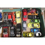 A collection of eighteen unboxed diecast model cars, (18).