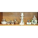 A Royal Crown Derby coffee service, comprising six each coffee cans and saucers, cream jug and