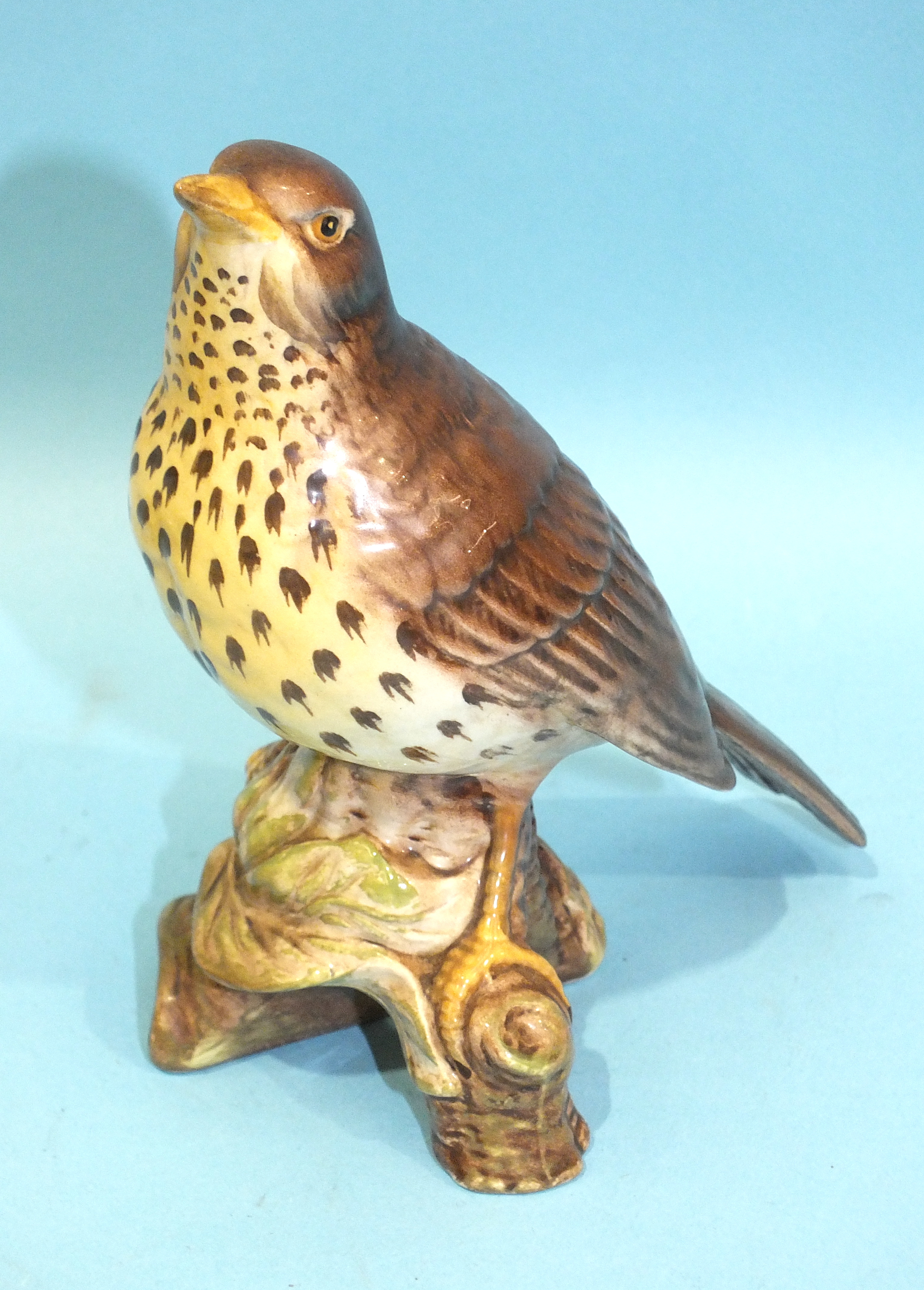 A Beswick model of a Thrush 2308, Beaver 2195, Kingfisher 2371, Barn Owl 1046 and a Nao model of a - Image 12 of 12