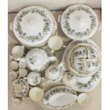 A collection of Royal Worcester bone china dinner and tea ware in the 'Lavinia' pattern,