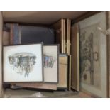 A collection of furnishing prints and engravings and two volumes of the Works of Shakespeare,