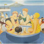 After Beryl Cook, 'Cruising', a signed limited-edition coloured lithograph, 276/395, image 48 x