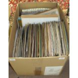 A quantity of LP records and sheet music, mostly classical and easy-listening genres.
