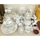 Seventy-two pieces of Royal Albert 'Brigadoon' decorated tea, coffee and dinner ware, fourteen