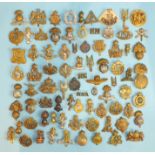 A collection of approximately eighty various military badges, (80).
