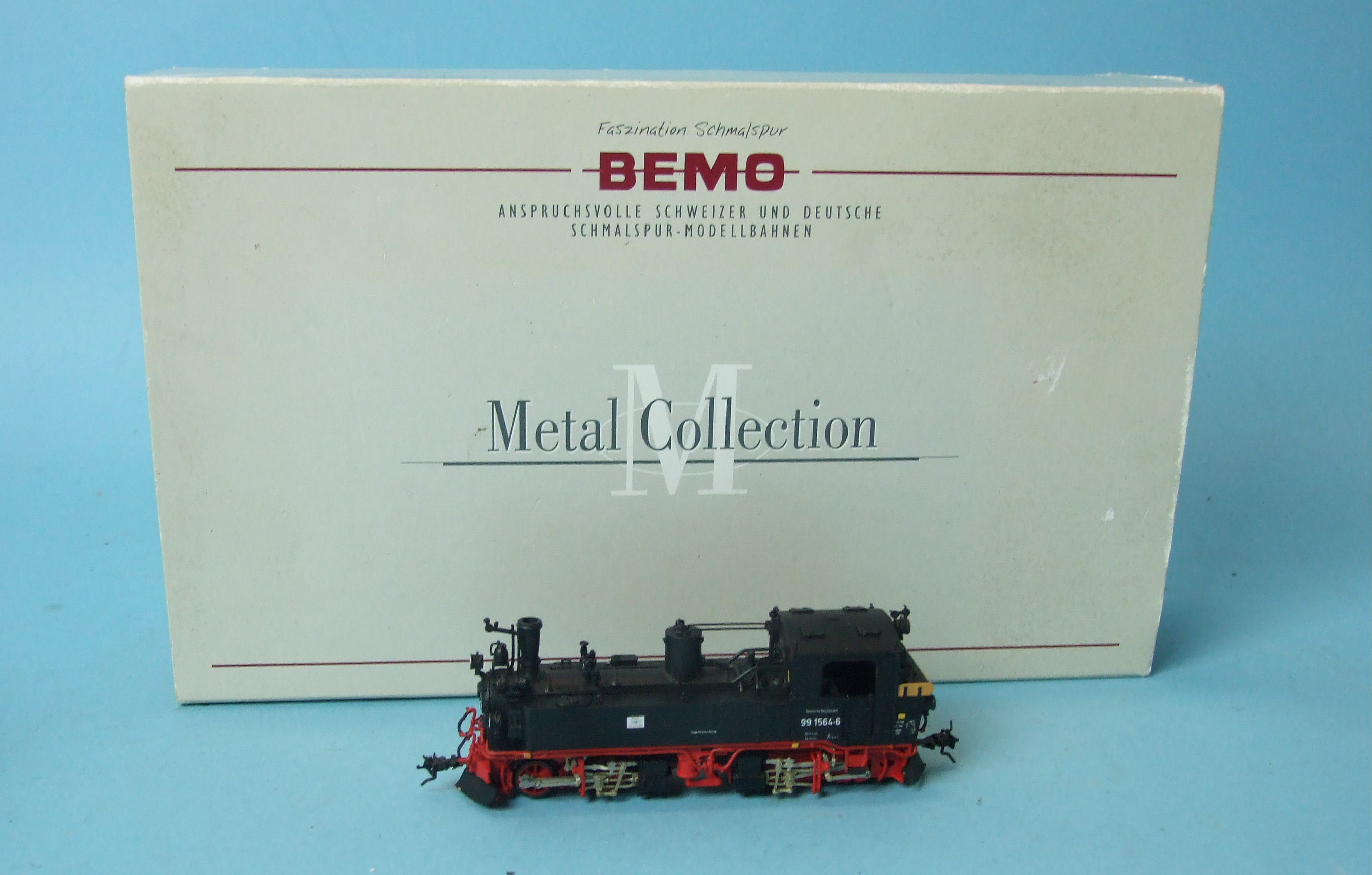 Bemo Metal Collection HOm gauge, 1016 864 DR99 1564-6 0-4-4-0 Tank Locomotive, (boxed).