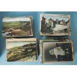 Approximately 750 loose postcards, mainly topographical, including modern cards.