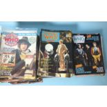 A quantity of Doctor Who comics, Dr Who-weekly and monthly and Dr Who Magazine by Marvel Comics,