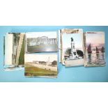 Approximately 350 postcards of Plymouth, including Smeaton's Tower, Brunel's Bridge, etc.