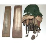 A collection of 28 silversmiths' tools and two sharpening stones.