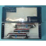 Bachmann Liliput HO gauge, 3-car set L133973 Regionaltriebwagen Flirt ET130 BLB Epoche V, (boxed).