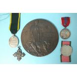 A Territorial Force Efficiency Medal, GV, awarded to 461008 Pte F W Smith RAMC, a "Crimea 1855"