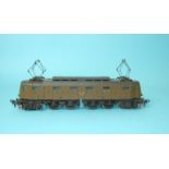 Fleischmann HO gauge, 1339 FS brown Class E428 E-Lok 2-4-4-2 twin pantograph locomotive no. 29/