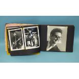 An album containing mainly black and white publicity and amateur photographs of Roy Orbison,