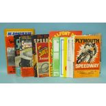 The People Speedway Guide 1947/48/49, Stenners Speedway Annual 1948/50, a small quantity of