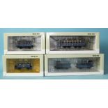 Trix HO gauge, 21230 "The King Ludwig Train" parts 2, 3 and 4, together with 21231 Servants/