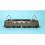 Fleischmann HO gauge, 1339 FS brown Class E428 E-Lok 2-4-4-2 twin pantograph locomotive no. 29/