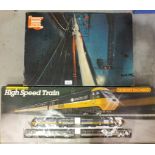 Hornby OO gauge, a High Speed Train set, R673, boxed, used, incomplete and a Joueff P1402 cockwork