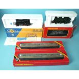 Roco HO gauge, BR80 0-6-0 Tank Engine, boxed, Hornby OO gauge R041 GWR Pannier Tank Engine, boxed