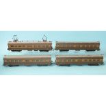 Rivarossi HO gauge, a railcar set consisting of FNM A2002 twin-pantograph power car, together with