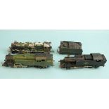 Wrenn, OO Gauge, W2220 4-MT 2-6-2T GWR Standard Tank Engine RN8230 and two other locomotives, (all
