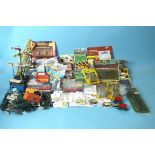 A quantity of mainly N gauge line-side accessory kits, mainly unused in original packets, also