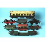 Hornby O Gauge, a quantity of rolling stock, to include 1928 No.2/3 Pullman, "Iolanthe", a small