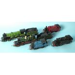 Triang OO gauge, five steam locomotives, including R354 4-4-0 'Lord of the Isles' locomotive and