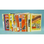 A collection of 64 speedway programmes, mainly 1970's, but includes Birmingham vs New Cross 1949,