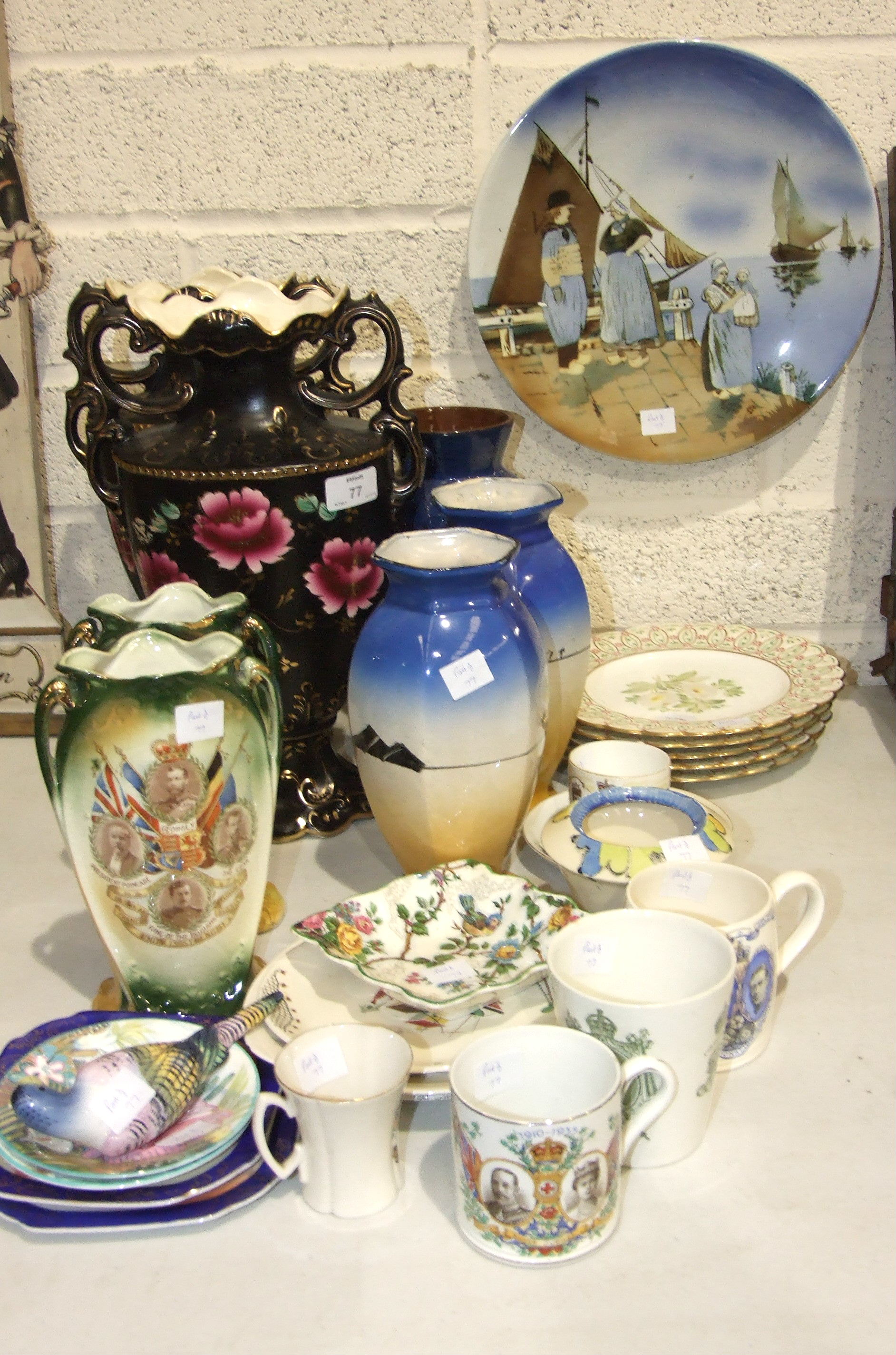 Various ceramics and miscellaneous items.