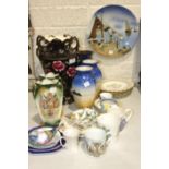 Various ceramics and miscellaneous items.