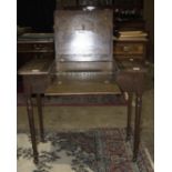 'The Britisher Desk', an early-20th century folding writing desk fitted with stationery