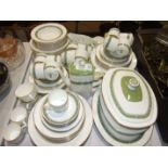 A collection of Royal Doulton 'Rondelay' dinner and tea ware, approximately eighty pieces and