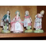 A collection of four Royal Doulton figurines: 'Mary Mary' HN2044, 'Bo Peep' HN1811, 'Jack' HN2060