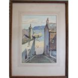 •J Heseldin (1887-1969) ST IVES Watercolour, signed, 24 x 17cm.