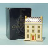 A Royal Crown Derby paperweight, 'Georgian Townhouse', (boxed).