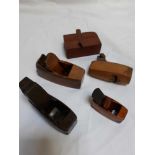 VARIOUS SMALL WOODEN PLANES