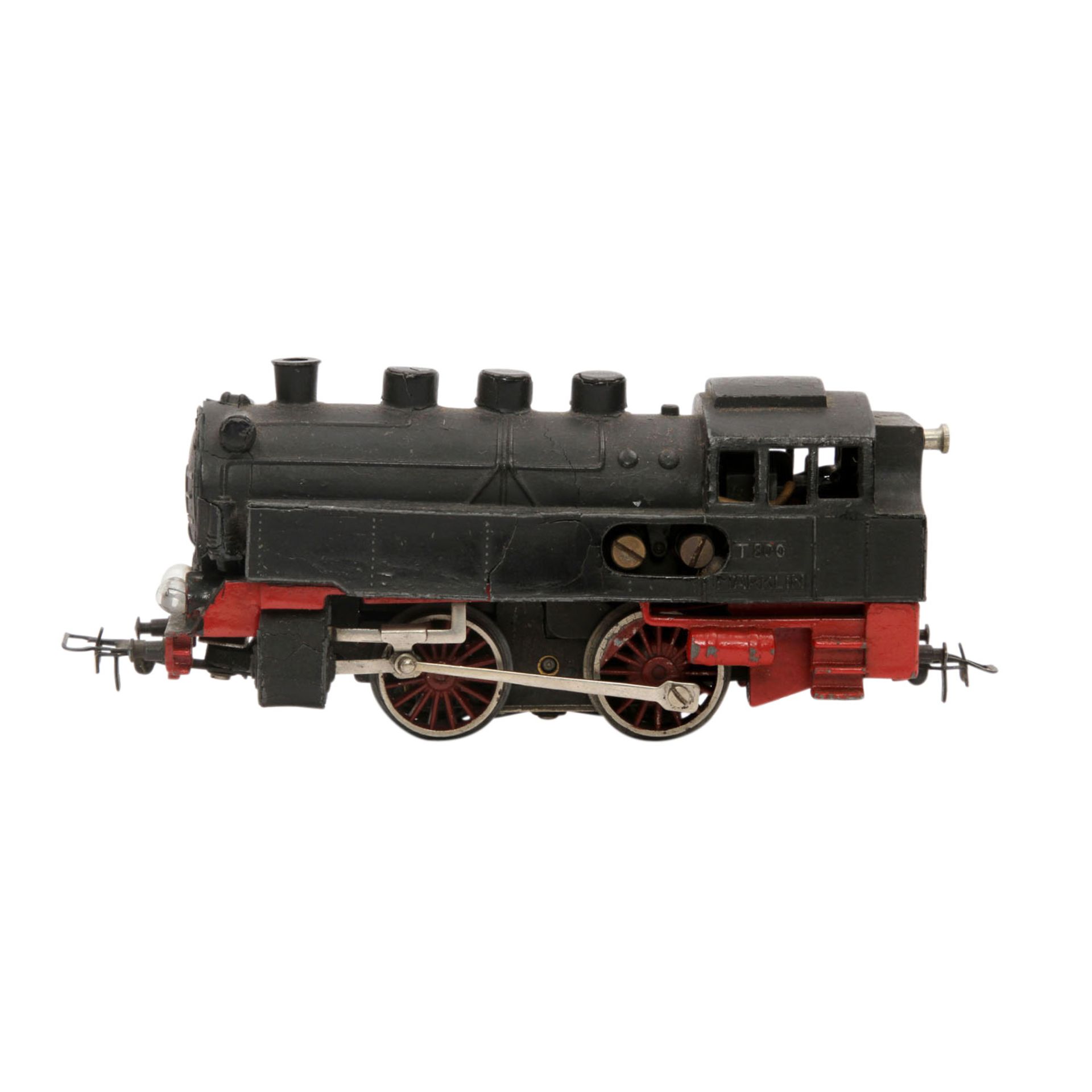 MÄRKLIN Tenderlok T 800, ca. 1953,Guss, schwarz, 2 Stirnlampen, offenes Bürstenlager in - Image 2 of 5