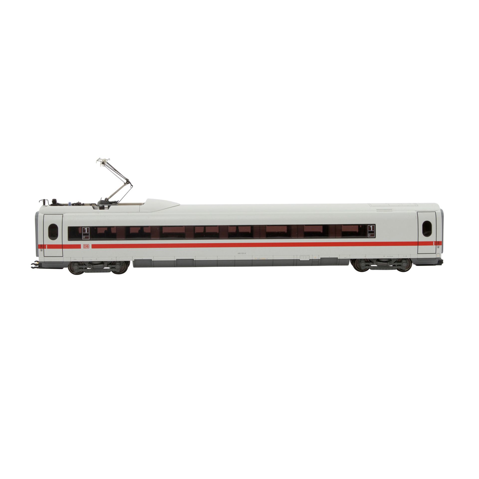 MÄRKLIN zwei Ergänzungswagen zu ICE 3, Spur H0,bestehend aus Mittelwagen 43707 u. 43727. Im - Image 2 of 6