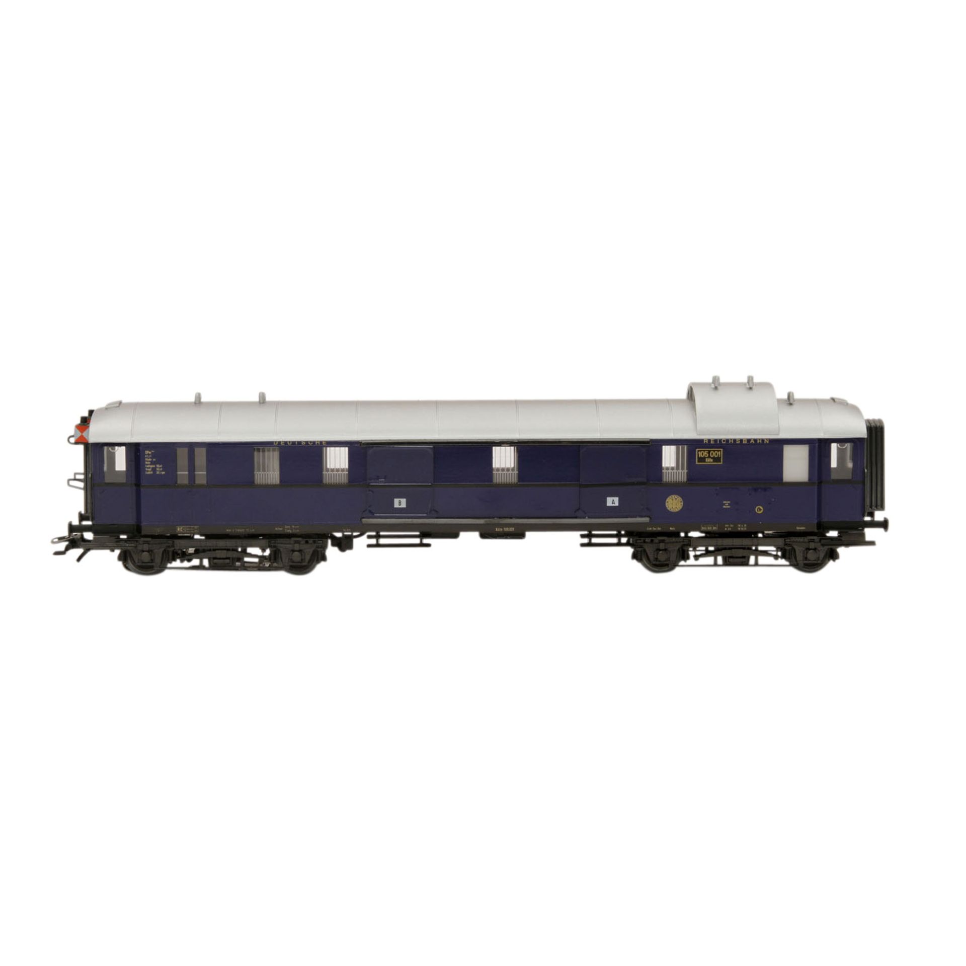 MÄRKLIN Wagenset "Rheingold" 4228, Spur H0,Blech-Gehäuse, beige/blau, bestehend aus 5 - Image 6 of 10