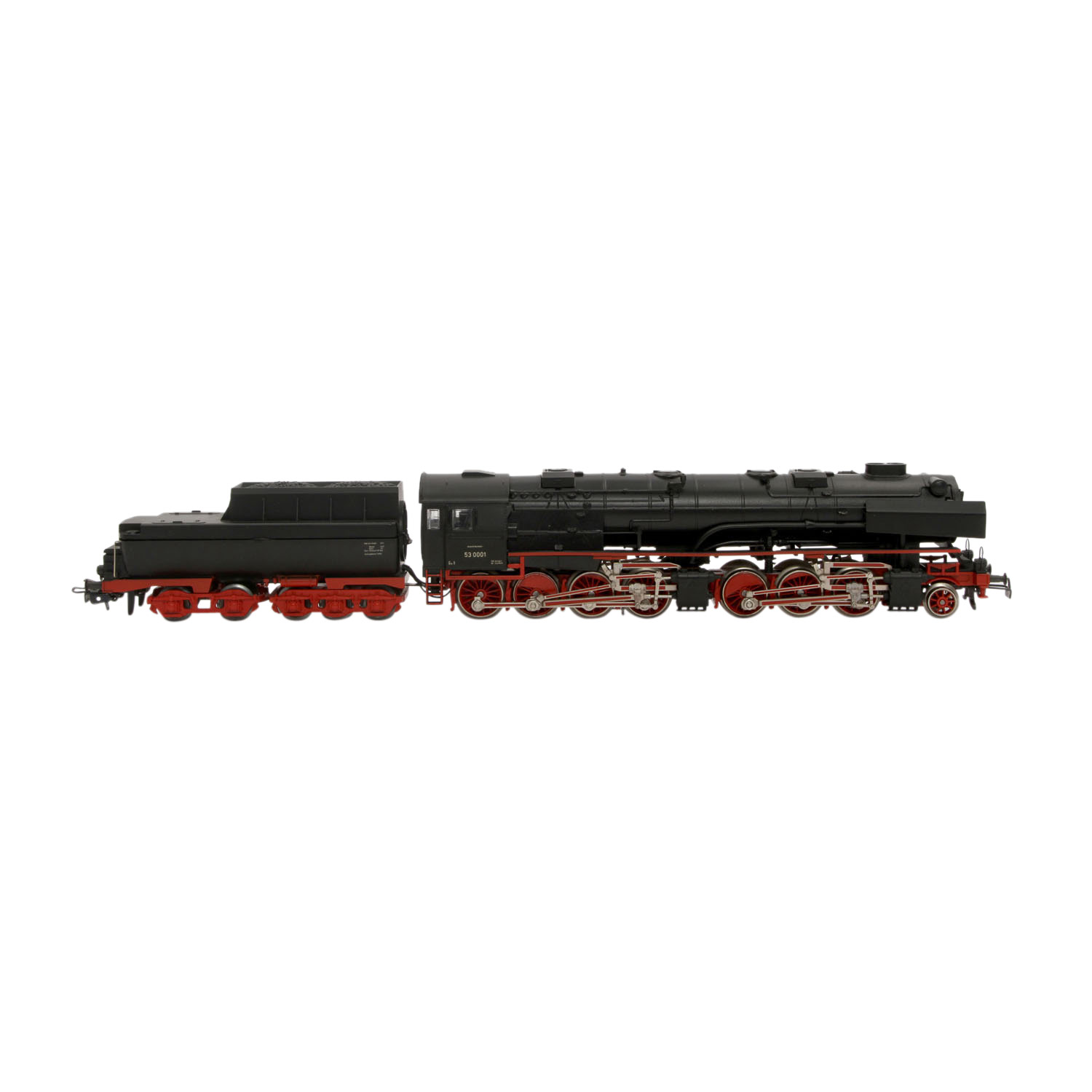 MÄRKLIN Dampflok mit Tender 3102, Spur H0,Kunststoff-Gehäuse m. Guss-Kessel, Mallet, BR 53 der DR, - Image 4 of 5